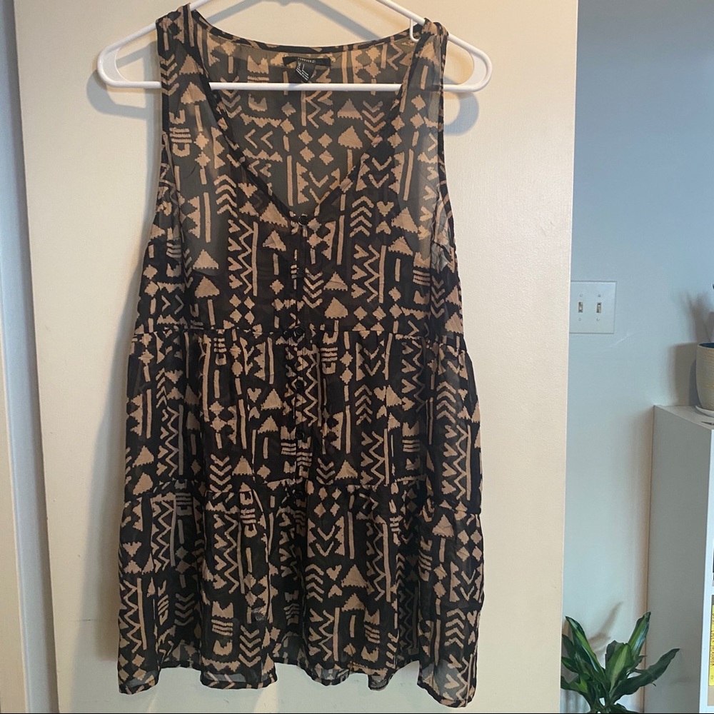 Geometric tunic